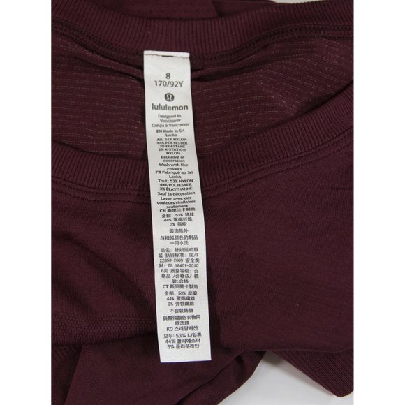 Lululemon Garnet Swiftly Relaxed Short Sleeve Top - Picture 5 of 5